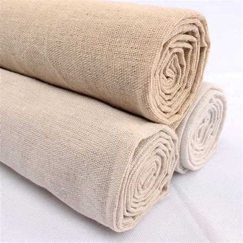 Solid Color Linen Fabric Natural Linen White Cloth For Curtains Sofa ...