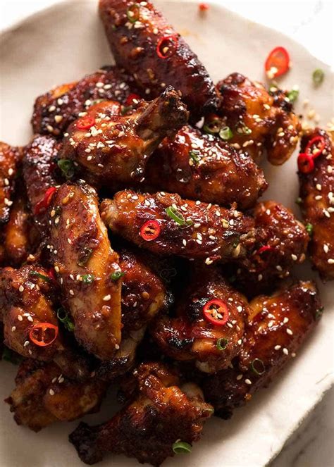 Sticky Baked Chinese Chicken Wings | RecipeTin Eats