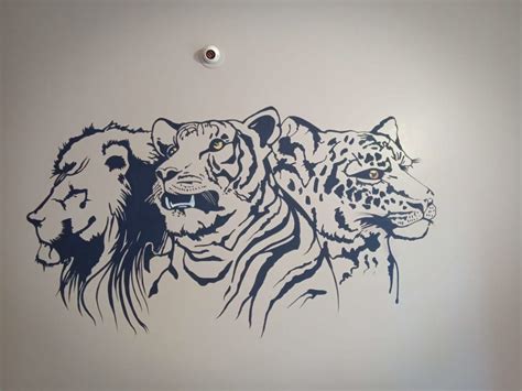 Tiger Vs Lion Drawing