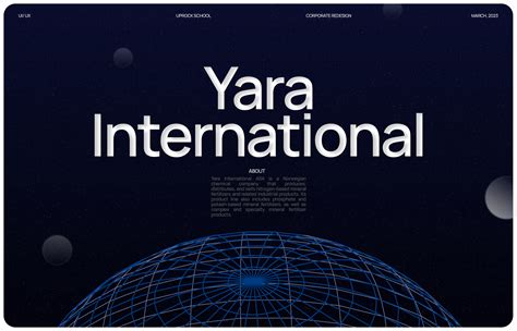 Yara International | Corporate website on Behance