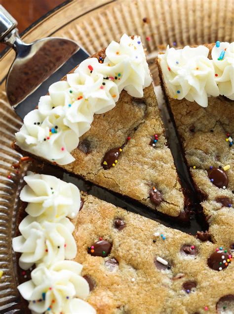 Best Homemade Chocolate Chip Cookie Cake Recipe | Deporecipe.co