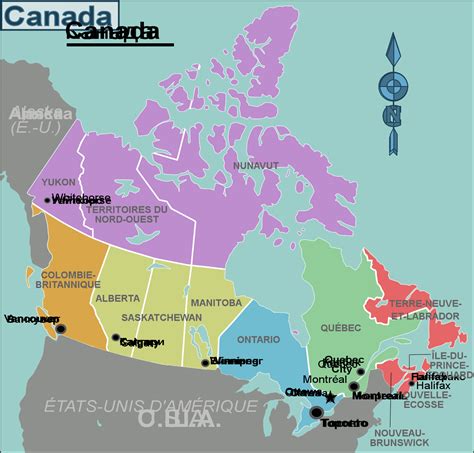 File:Canada regions map.svg - Wikitravel Shared