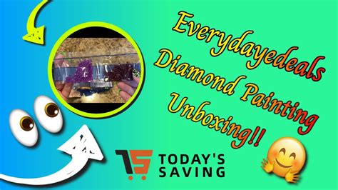 Everydayedeals Diamond Painting Unboxing!! - YouTube