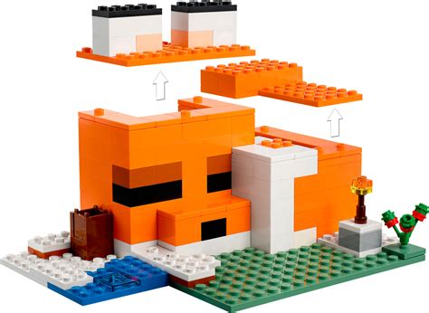 LEGO Minecraft: The Fox Lodge - LEGO - Dancing Bear Toys