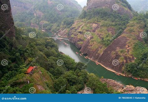 Scenic Landscape of Wuyi Mountains Peaks, China Stock Image - Image of ...