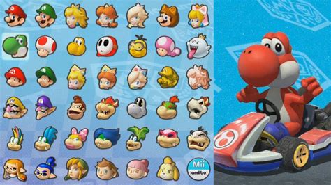 Mario Kart 8 Deluxe Characters