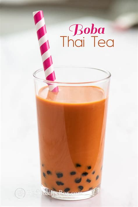 Thai Bubble Tea Recipe and Best Boba Thai Tea Recipe | Best Recipe Box