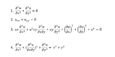 Partial differential equation