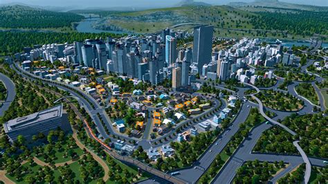 Cities Skylines Urban Landscape HD Wallpaper