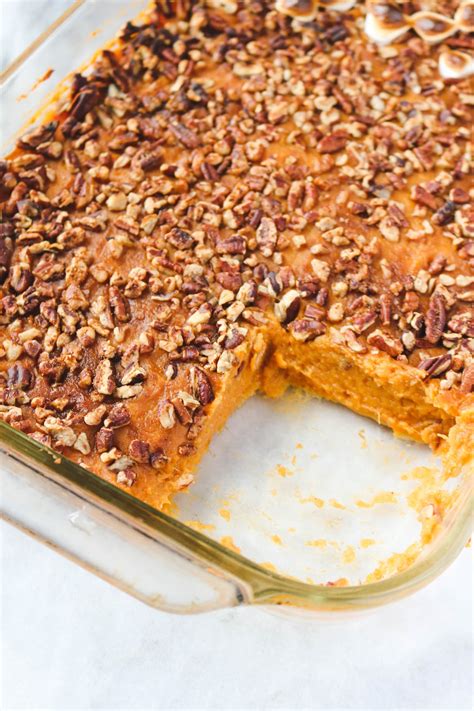 Healthy Sweet Potato Casserole (Vegan) - From My Bowl