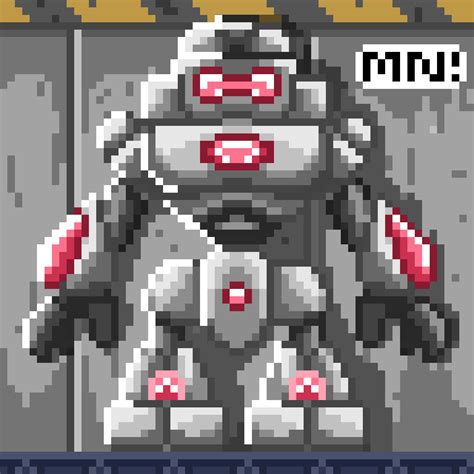 Robot Pixel Art 2 by MysticNugget on Newgrounds