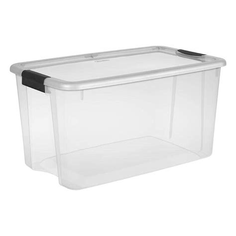 IRIS USA Plastic Storage Container Bin With Latching Lid, Stackable ...