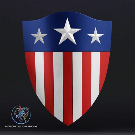 WW2 Captain America Shield 3D Print File STL - Etsy