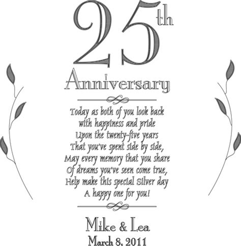 25th Anniversary Husband Wife Quotes On To. QuotesGram