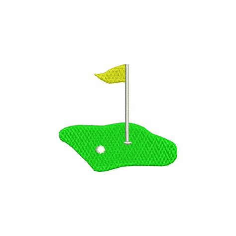 Golf Flag on the Green | Leisure Digitized Embroidery Design | e4Hats ...