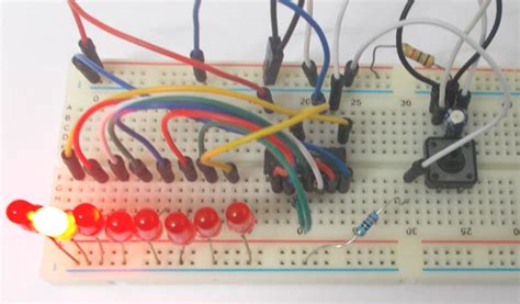 Binary Counter Circuit Diagram using IC 74HCT4040