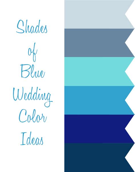 6 Perfect Shades of Blue Wedding Color Ideas and Wedding Invitations ...