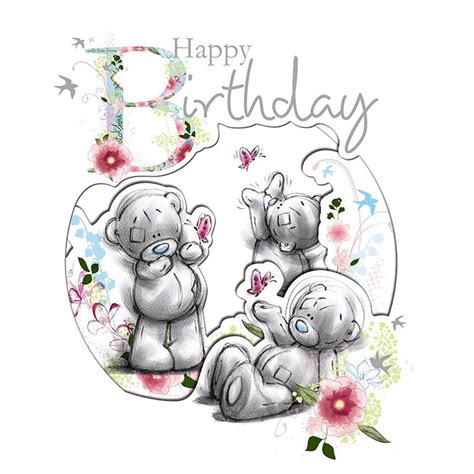 Happy Birthday Me to You Bear Card (A91VZ001) : Me to You Bears Online ...