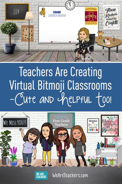 Teachers are Creating A Virtual Bitmoji Classroom—Cute and Helpful too!