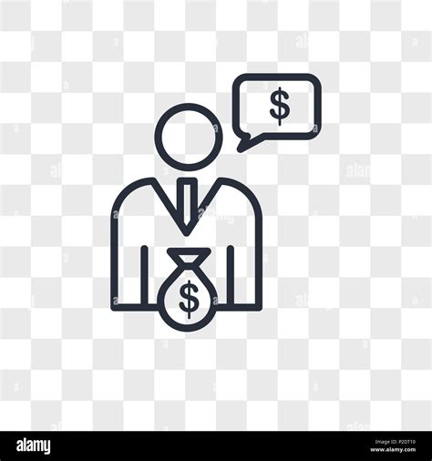 cfo vector icon isolated on transparent background, cfo logo concept ...