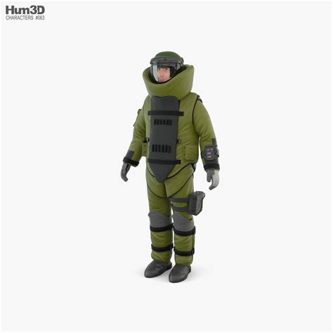 EOD suit 3D model - Download Character on 3DModels.org