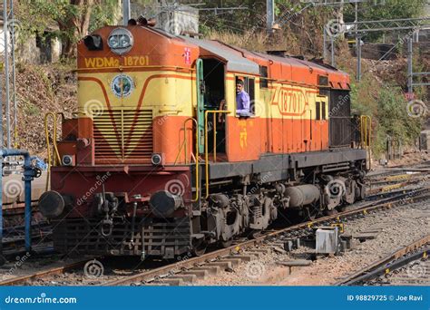 Indian Railways Diesel Locomotive Editorial Image - Image of loco ...