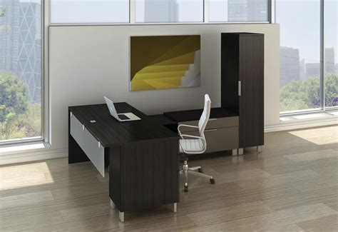 L Shaped Desk with Storage