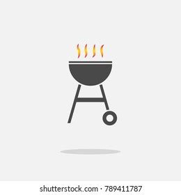 BBQ 스탠드 또는 브라이에는 파티에서 고기를 스톡 벡터(로열티 프리) 789411787 | Shutterstock