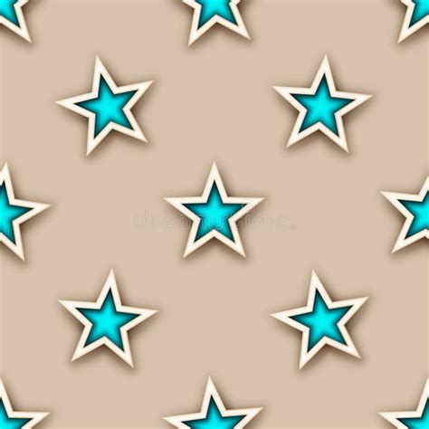 Endless Aesthetic Texture with Cute Magical Stars Stock Vector ...