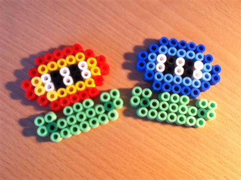 Mario Flowers Hama Beads by Kitsune0okami on DeviantArt