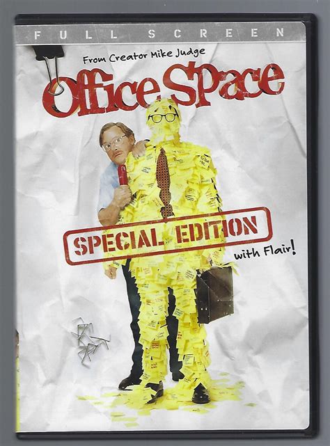 DVD Office Space Special Edition With Flair Good Condition | Etsy