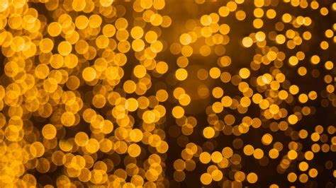 Golden bokeh lights wallpaper - backiee