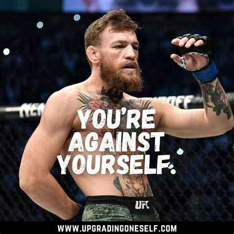 conor McGregor quotes (12) - Upgrading Oneself