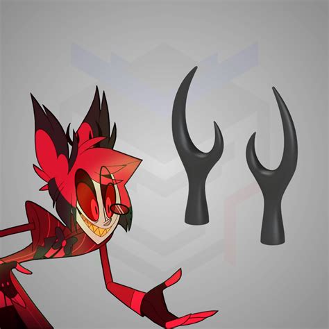 3D file Alastor's Horns - Hazbin Hotel 🤘 ・3D print object to download・Cults