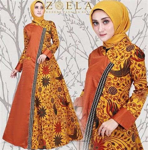 30 Model Baju Batik Kombinasi Rok Polos - Model Baju Terbaru dan Update ...