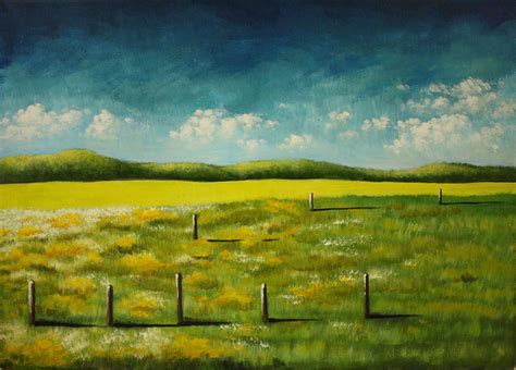 Simple Landscape Paintings on Behance