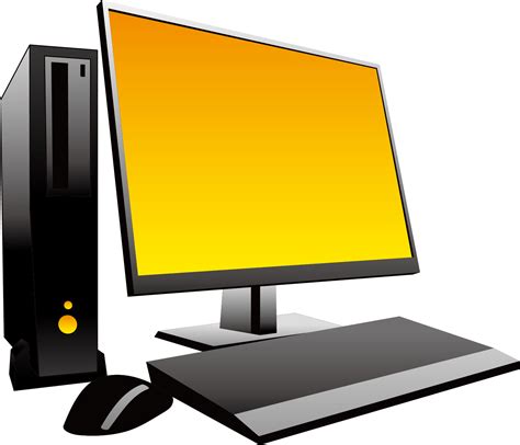 Computers Clipart Computer Screen Free - Clip Art Computer Icon - Png ...