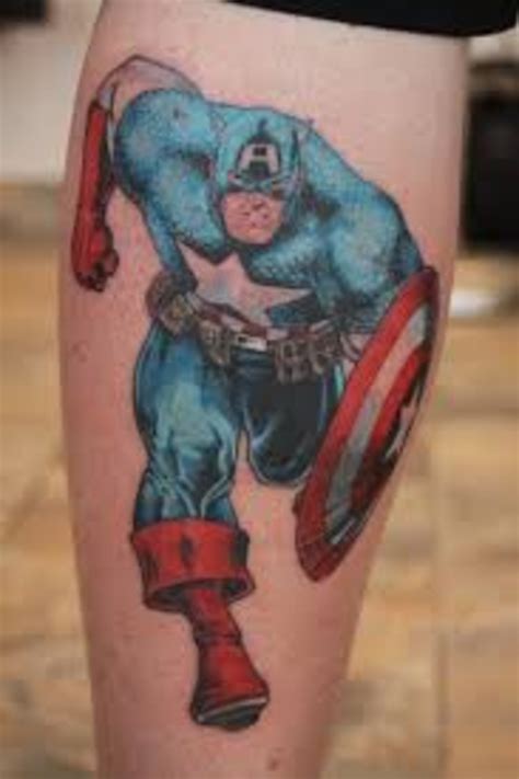 Captain America Tattoo Designs And Meanings-Captain America Tattoo ...