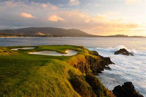 Pebble Beach Golf Links, Hole 7 (3) - Joann Dost Golf Editions