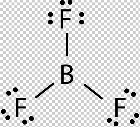 Lewis Structure Boron Trifluoride Ball-and-stick Model Boron ...