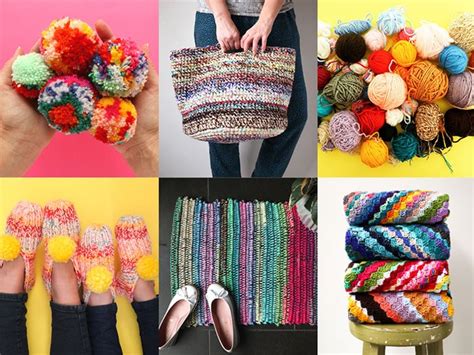 25 Scrap Yarn Projects to use up all those bits of Leftover Yarn | My ...