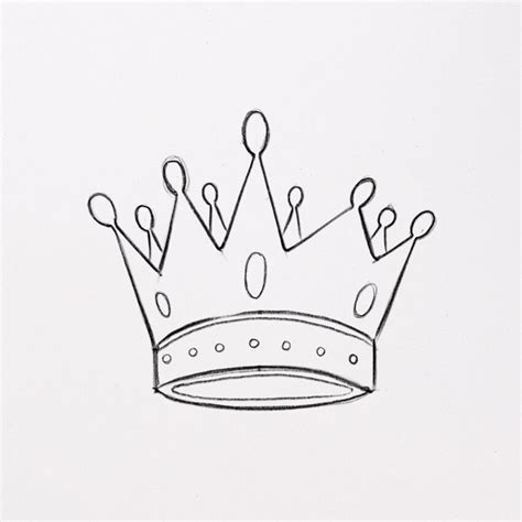 How to Draw a Crown (easy step by step) 👑