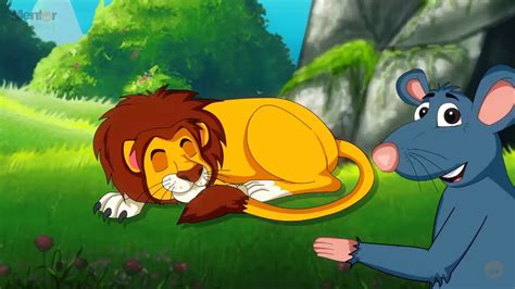 The Lion and the Mouse | Animated Videos For Kids | Mentor Nest - YouTube