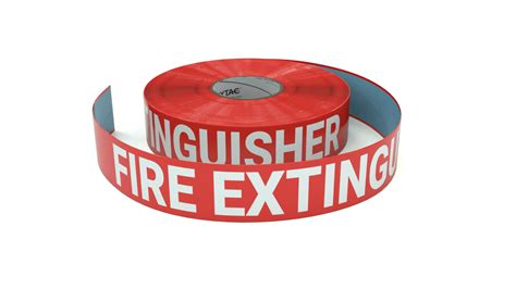 Fire Extinguisher - Inline Printed Floor Marking Tape | SafetyTac