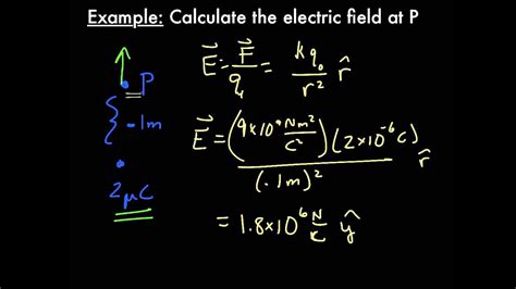 3a - electric field example problems - YouTube