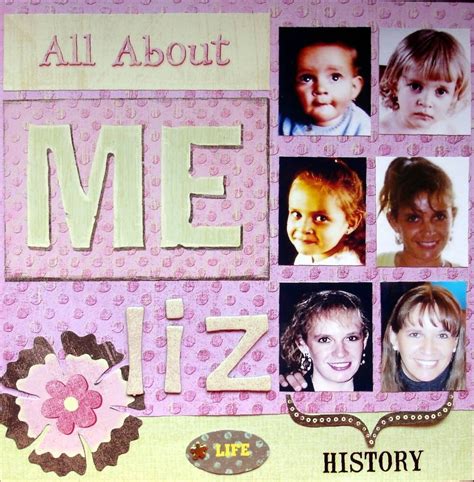 All about me - Scrapbook.com | Baby layouts, All about me!, All about ...