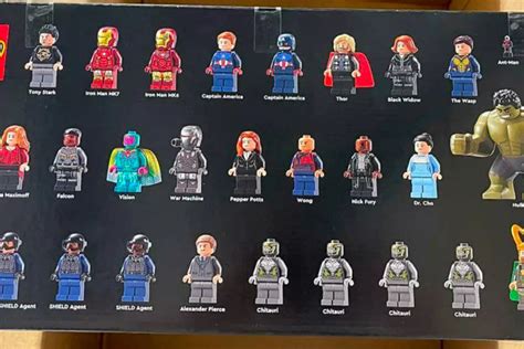 New leak on the Lego Avengers Tower set: photos reveal the full Linup ...