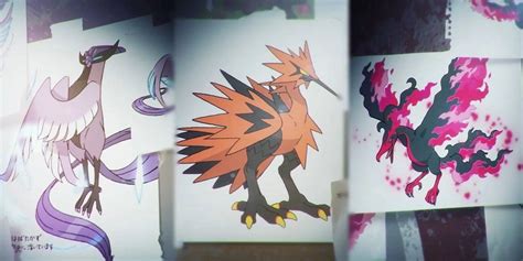 Pokémon Sword & Shield Crown Tundra Legendary Birds Roam The Map