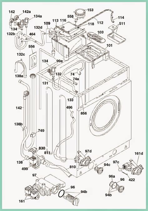 Electro help: HOOVER HNL9136-37S MACHINE - WASHER-DRYER - EXPLODED VIEW