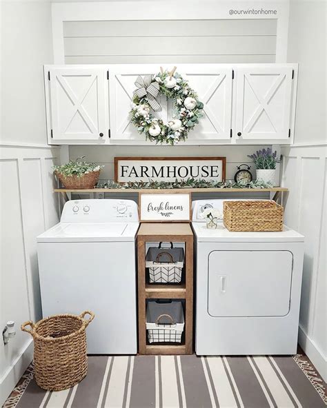 Farmhouse Laundry Room Ideas - The Cards We Drew